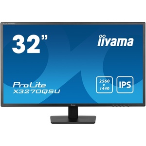 X3270QSU-B1 - iiyama ProLite X3270QSU-B1 - 31.5" QHD 16:9 3ms 100Hz IPS Adaptive Sync - 2x HDMI et DP