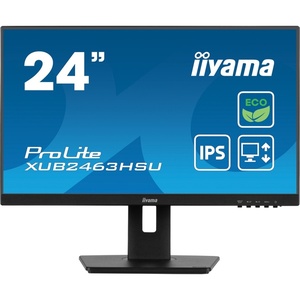 XUB2463HSU-B1 - iiyama ProLite XUB2463HSU-B1 - 23.8" FHD 16:9 3ms 100Hz IPS FreeSync - HDMI et DP