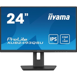 XUB2493QSU-B5 - iiyama ProLite XUB2493QSU-B5 - 23.8" QHD 16:9 4ms IPS - HDMI et DP