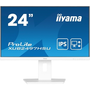 XUB2497HSU-W2 - iiyama ProLite XUB2497HSU-W2 - 23.8" FHD 16:9 4ms 100Hz IPS Adaptive Sync - HDMI et DP