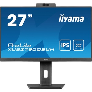 XUB2790QSUH-B1 - iiyama ProLite XUB2790QSUH-B1 - 27" QHD 16:9 0.4ms 100Hz IPS Adaptive Sync webcam - HDMI et DP