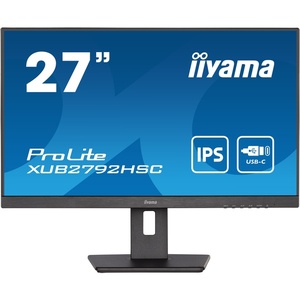 XUB2792HSC-B5 - iiyama ProLite XUB2792HSC-B5 - 27" FHD 16:9 4ms IPS - HDMI, DP et USB-C (DP alt mode et PD 65W)