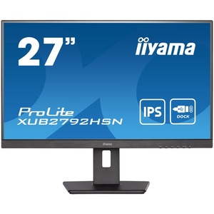 XUB2792HSN-B5 - iiyama ProLite XUB2792HSN-B5 - 27" FHD 16:9 4ms IPS - HDMI, DP et USB-C (DP alt mode et PD 65W)