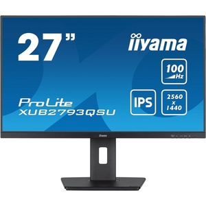 XUB2793QSU-B6 - iiyama ProLite XUB2793QSU-B6 - 27" QHD 16:9 1ms 100Hz IPS FreeSync - HDMI et DP