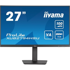 XUB2794HSU-B6 - iiyama ProLite XUB2794HSU-B6 - 27" FHD 16:9 1ms 100Hz VA FreeSync - HDMI et DP