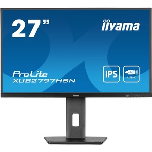 XUB2797HSN-B1 - iiyama ProLite XUB2797HSN-B1 - 27" FHD 16:9 1ms 100Hz IPS Adaptive Sync - HDMI, DP et USB-C (DP alt mode et PD 65W)