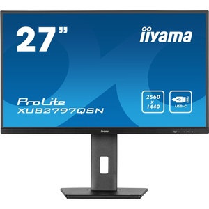 XUB2797QSN-B1 - iiyama ProLite XUB2797QSN-B1 - 27" QHD 16:9 1ms 100Hz IPS Adaptive Sync - HDMI, DP et USB-C (DP alt mode et PD 65W)