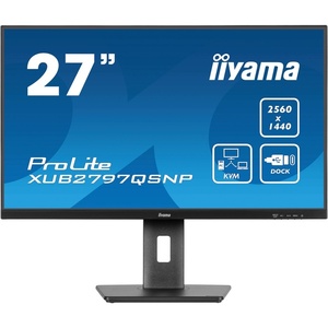 XUB2797QSNP-B1 - iiyama ProLite XUB2797QSNP-B1 - 27" QHD 16:9 1ms 100Hz IPS Adaptive Sync - HDMI, DP et USB-C (DP alt mode et PD 96W)