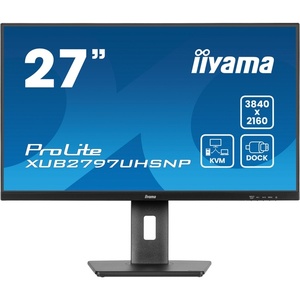 XUB2797UHSNP-B1 - iiyama ProLite XUB2797UHSNP-B1 - 27" UHD 4K 16:9 4ms IPS - HDMI, DP et USB-C (DP alt mode et PD 96W)