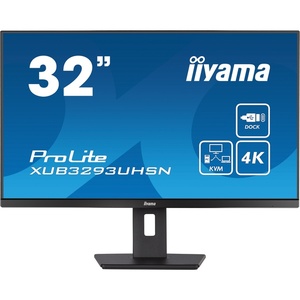 XUB3293UHSN-B5 - iiyama ProLite XUB3293UHSN-B5 - 31.5" 4K UHD 16:9 4ms IPS - HDMI, DP et USB-C (DP alt mode et PD 65W)